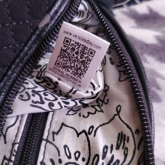 Vera Bradley Black Crossbody Bag - Picture 4 of 8